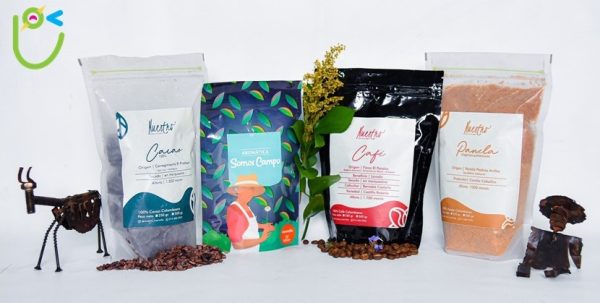 Kit Hablemos Sin Vergüenza incluye Café, Cacao, Panela, Aromática