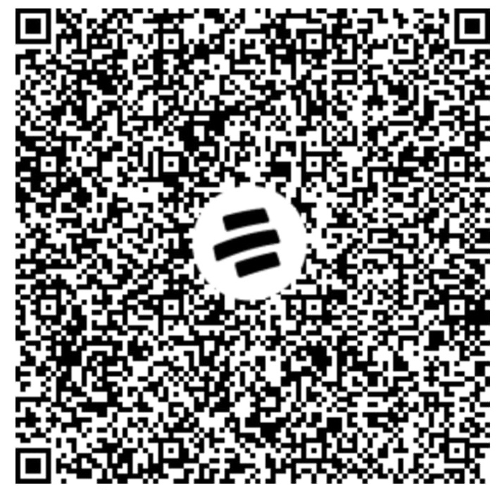 Código QR para realizar la transferencia para donar a la salud mental